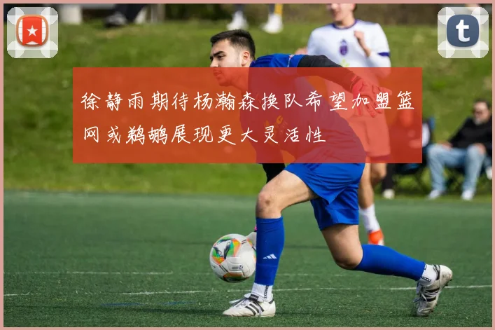 徐静雨期待杨瀚森换队希望加盟篮网或鹈鹕展现更大灵活性